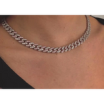 Lade das Bild in den Galerie-Viewer, Cuban Link Choker Weiß / Rose - Jimmy Santoro
