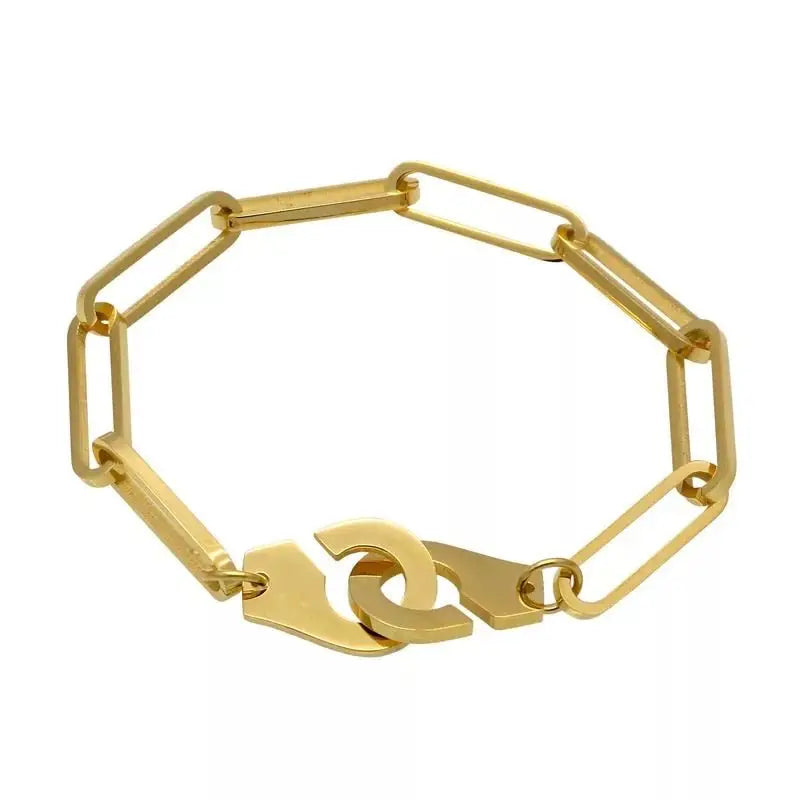 Handschellen Link Armkette aus 18K Gold - Jimmy Santoro