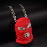 Lade das Bild in den Galerie-Viewer, HipHop Halskette Maskierter Gangster Rot - HipHop Halskette
