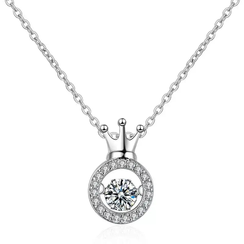 Jimmy Santoro Queen Anhänger Kette 925 Sterling - Crown