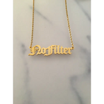 Lade das Bild in den Galerie-Viewer, Personalisierte Kette Gold No Filter Halskette - No Filter
