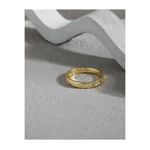 Indlæs billede til gallerivisning Stars &amp; Moon Ring - 925 Sterling Silber 18K vergoldet mit
